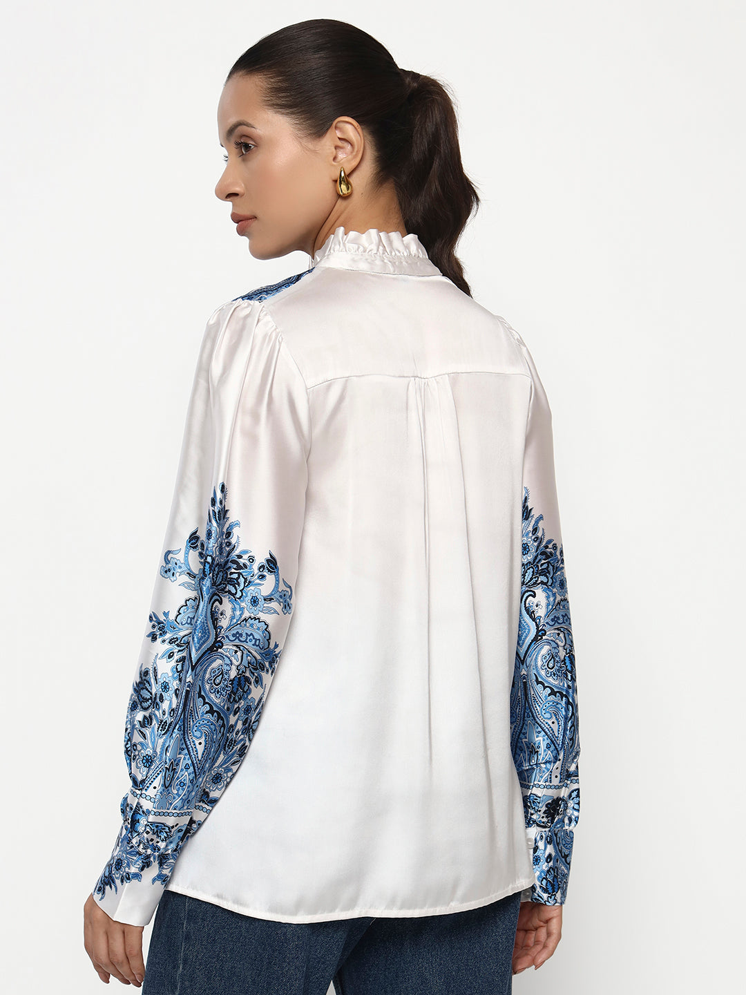 Azure Paisley Shirt
