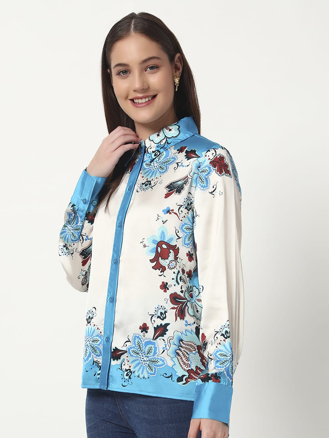 THE BLUE FLORAL SHIRT
