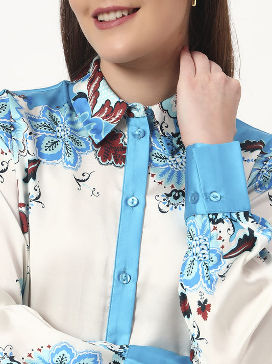 THE BLUE FLORAL SHIRT