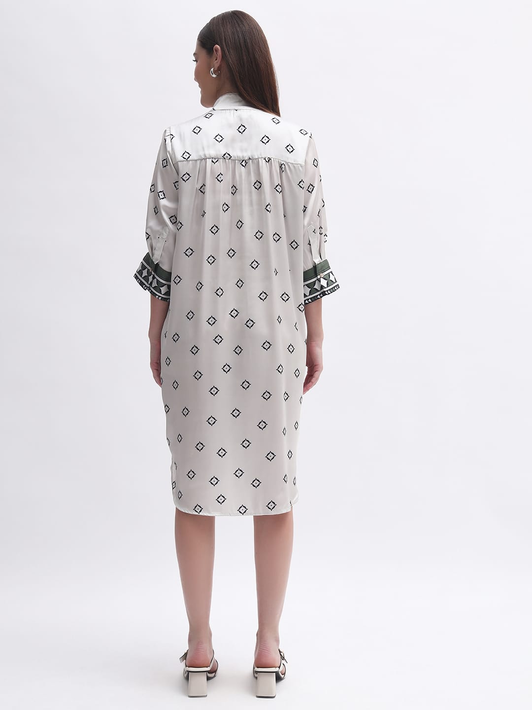 Geometric Print Tunic Dress