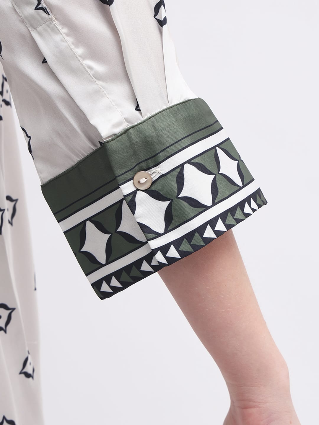 Geometric Print Tunic Dress