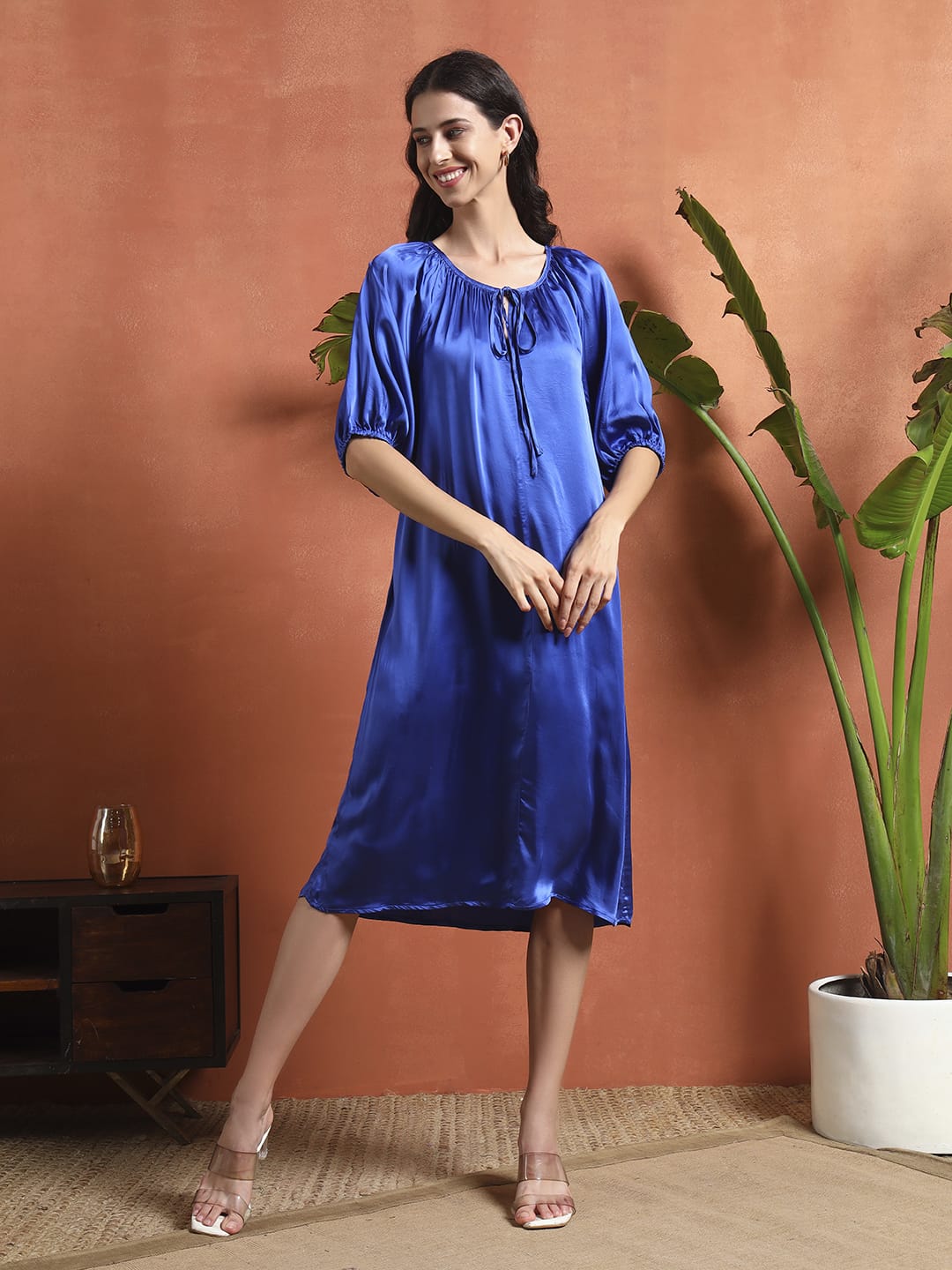 Sapphire Breeze Relaxed Fit Dress
