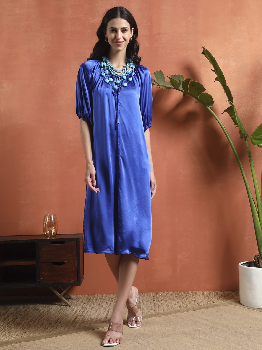 Sapphire Breeze Relaxed Fit Dress