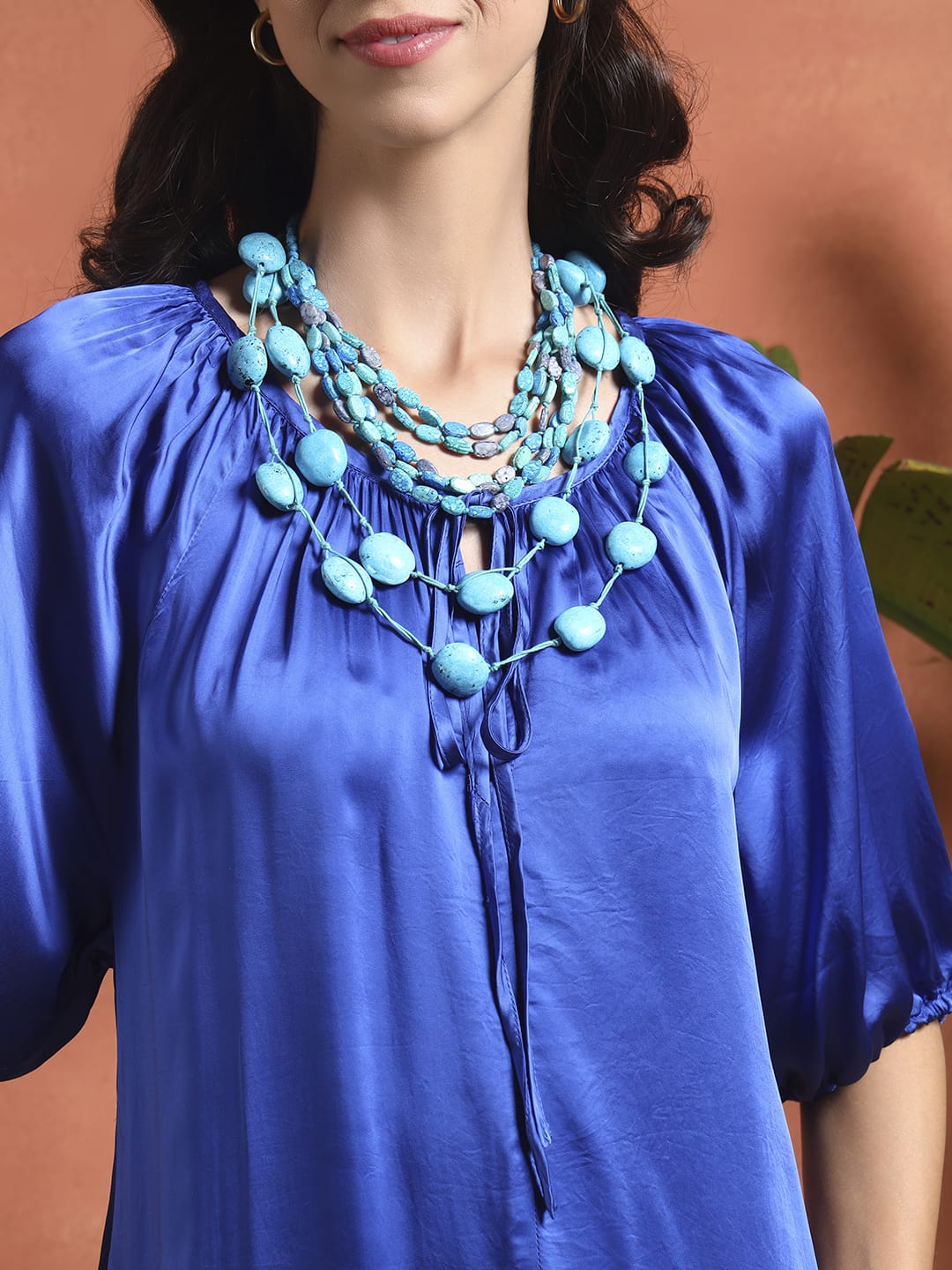 Sapphire Breeze Relaxed Fit Dress