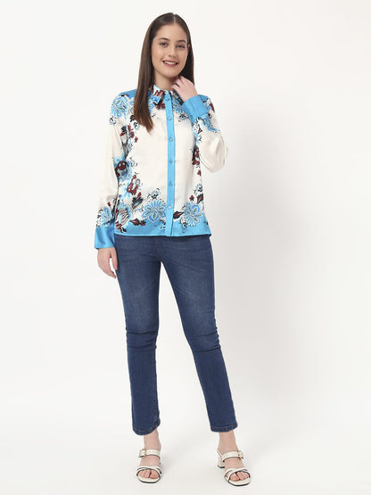 THE BLUE FLORAL SHIRT