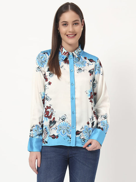 THE BLUE FLORAL SHIRT